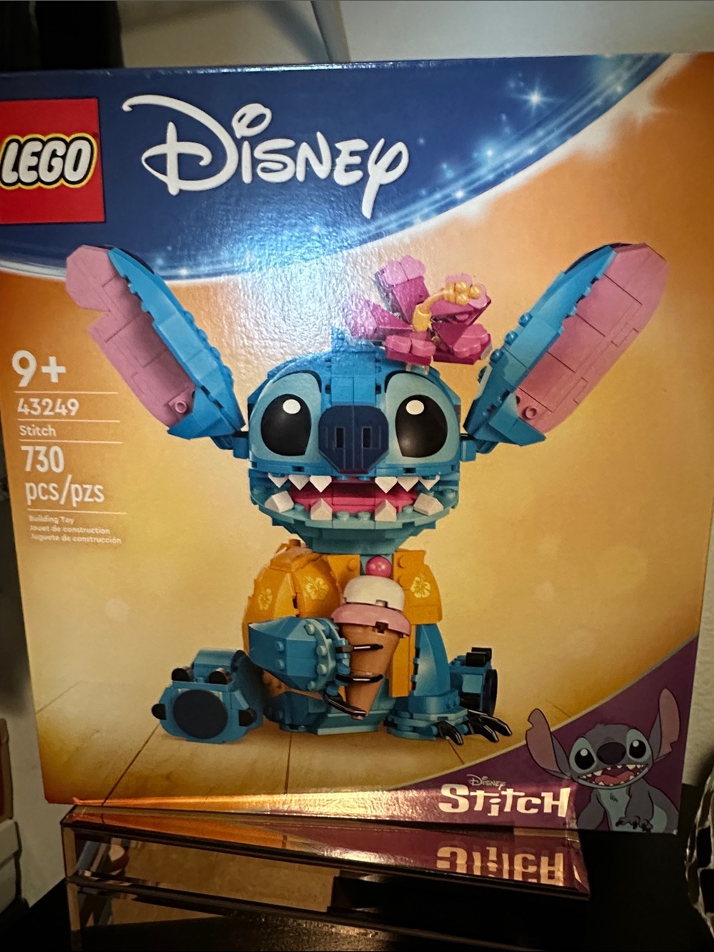 Lego Disney Stitch Figure - Blue, Pink, Yellow